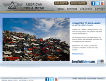 Tablet Screenshot of americaniron.com
